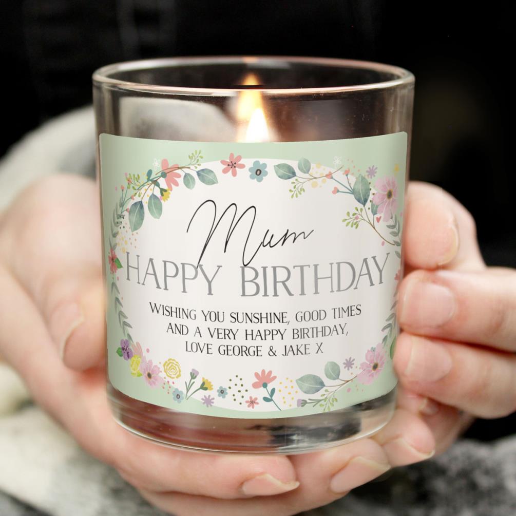 Personalised Springtime Jar Candle Extra Image 3